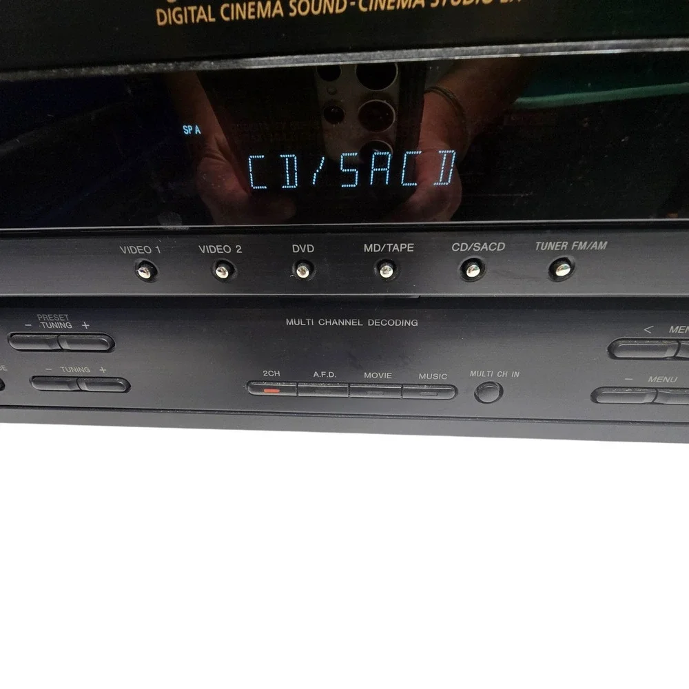 Sony STR-DE595 Digital Audio Video Control Center FM Stereo AM Receiver Black
